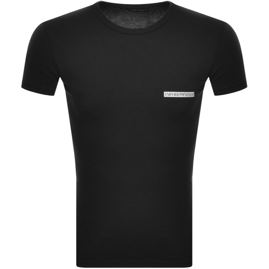 Alternative Image for ProductEmporio Armani Lounge Crew Neck T Shirt Black1